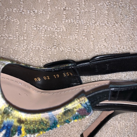 CHRISTIAN DIOR Embroidered Beaded Sling-Back - Picture 8 of 8